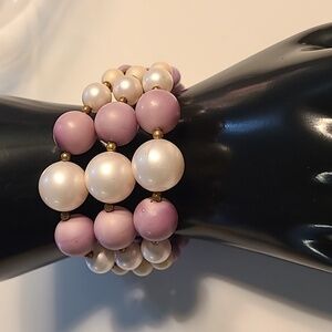 Vintage Beaded Cuff Bracelet